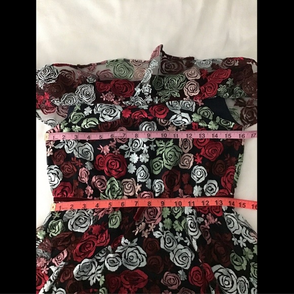 NWT $1,190 ZAC Zac‎ Posen Rosette Embroidered Off-the-Shoulder Gown [SZ 4 ] - Picture 2 of 8